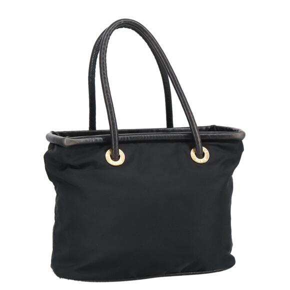 CELINE Tote Bag Nylon Black Gold - Picture 1 of 16